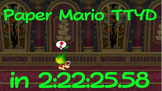 (TAS) Paper Mario: The Thousand-Year Door in 2:22:25.58 by Malleo