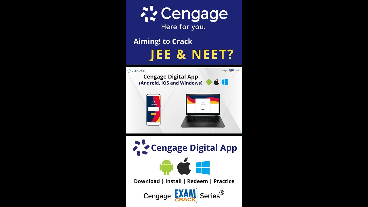 Cengage Digital App | Exam Crack | Digital Learning Material | JEE 2022 ...