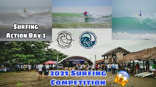 PSCT Borongan || Surfing Action on 2nd Day of Surf in the City 2021 Babay Boulevard, Borongan City