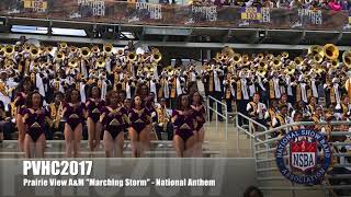 PVAMU Marching Storm - National Anthem (2017)