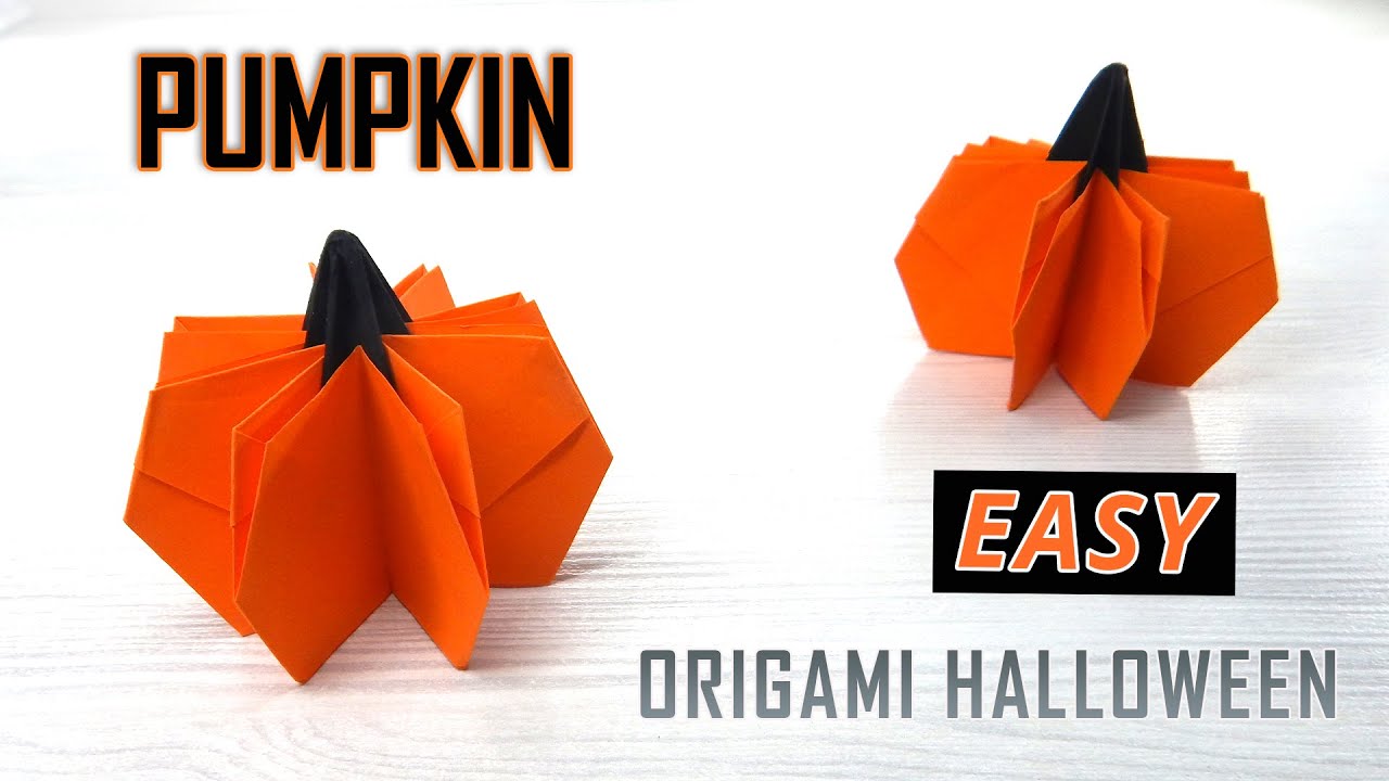 Easy Origami Pumpkin Tutorial рџћѓhow To Make A Paper Pumpkins For