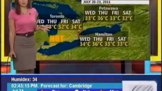 Nicole Karkic in Pink  - The Weather Network