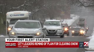 City of Fort Wayne, INDOT share preparing for weekend winter storm