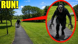 If you ever see this weird creature following you... RUN!!