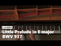 Little Prelude in E Major BWV 937 by J.S. Bach