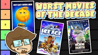 The WORST Animated Movies of the Decade Tier List