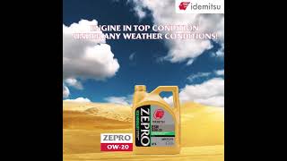 Idemitsu Zepro OW-20 Fully Synthetic engine oil for Cars