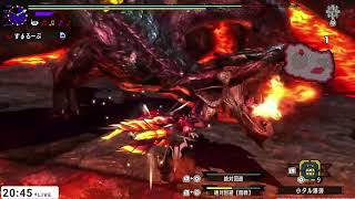 【MHXX】超黒炎王 狩猟笛　TAWIKI 20針