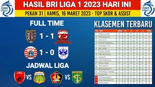 Hasil BRI liga 1 2023 hari ini - Bali United vs Madura United - klasemen BRI liga 1 terbaru