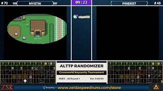 ALttPR Crossworld Keysanity Tournament: LB Round 1 - Mystik vs. prieR57