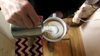 【おうちラテ】free pour latteart  \