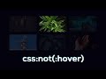 CSS Pseudo Class :not() with :hover effect - FlexCode