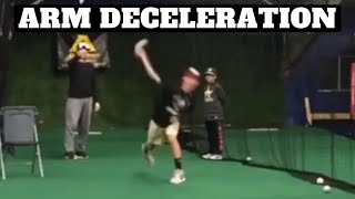 Arm Deceleration | Baseball Pitching Tips