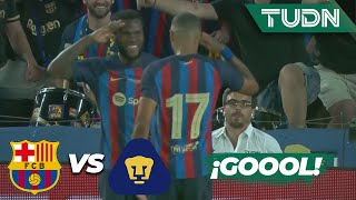 ¡MANITA PARA LOS PUMAS! Gol de Pierre | Barcelona 5-0 Pumas | Joan Gamper 2022 | TUDN
