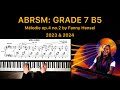 ABRSM Grade 7 B:5 Piano 2023 & 2024 - Hensel, Mélodie op. 4 no. 2