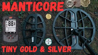 Minelab Manticore M8 \u0026 M11 coil - tiny gold \u0026 silver