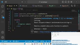 React.js react-progress Example to Show Youtube ProgressBar Animation to Download File in Browser
