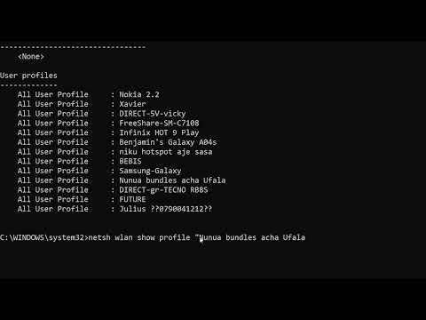 how to hack WIFI PASSWORD using CMD