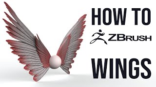 HOW TO - ZBRUSH - WINGS - ARRAY MESH