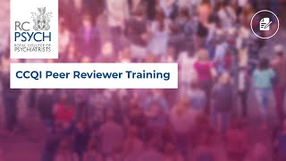 CCQI Peer Reviewer Training