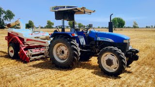 Newholland 5500 4×4 with Dasmesh 517 Straw Reaper