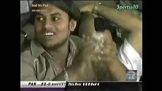 Ind Vs Pak  5th ODI Kanpur 2005, Shahid Afridi 102 on 45 | Sportss10