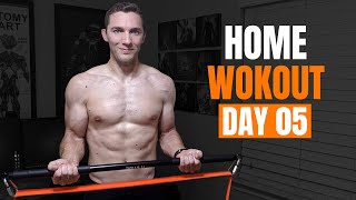 Full Body Home Workout Day 05 with Sets & Reps - Build Muscle & Burn Fat (2021) | GamerBody v2.1