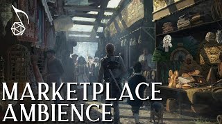 Marketplace Ambience | Medieval Fantasy | D&D & RPG Soundscape for Streaming or Playing at Home