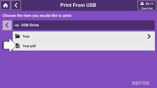 Xerox® Instant Print Kiosk Simple Print from USB