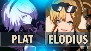 GBVSR:🔥Plat (2B) Vs GRP | Elodius (Zeta Crimson Bomber)🔥| High Level Gameplay.