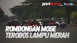 Viral Polisi Kawal Rombongan Moge Terobos Lampu Merah di BSD