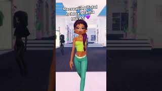 Recreating Total Roblox Drama DIVAS in DTI 💜 #trd #totaldrama #dresstoimpress #diva