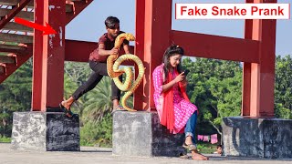 King Cobra Snake Prank 🐍 (Part 7) | Fake Snake Prank Video on Public | 4 Minute Fun