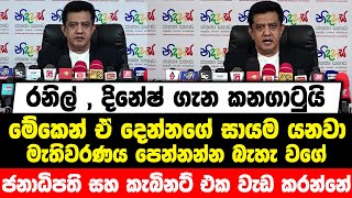 මැතිවරණය පෙන්නන්න බැහැ වගේ වැඩ කරන්නේ | රනිල් , දිනේෂ් ගැන කනගාටුයි | මේකෙන් ඒ දෙන්නගේ සායම යනවා