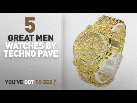 What is a techno pave watch?