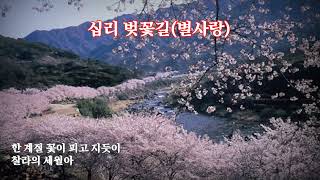 십리 벚꽃길(별사랑 - 가사자막)