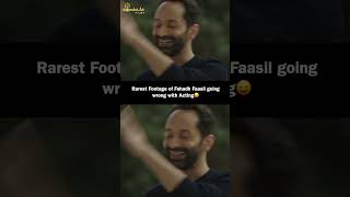 Rarest footage of Fahadh Fassil Going wrong with his acting 😝 #Dhoomam #FAFA