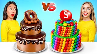 Rich vs Poor Cake Decorating | Expensive VS Cheap Cooking Competition by Turbo Team