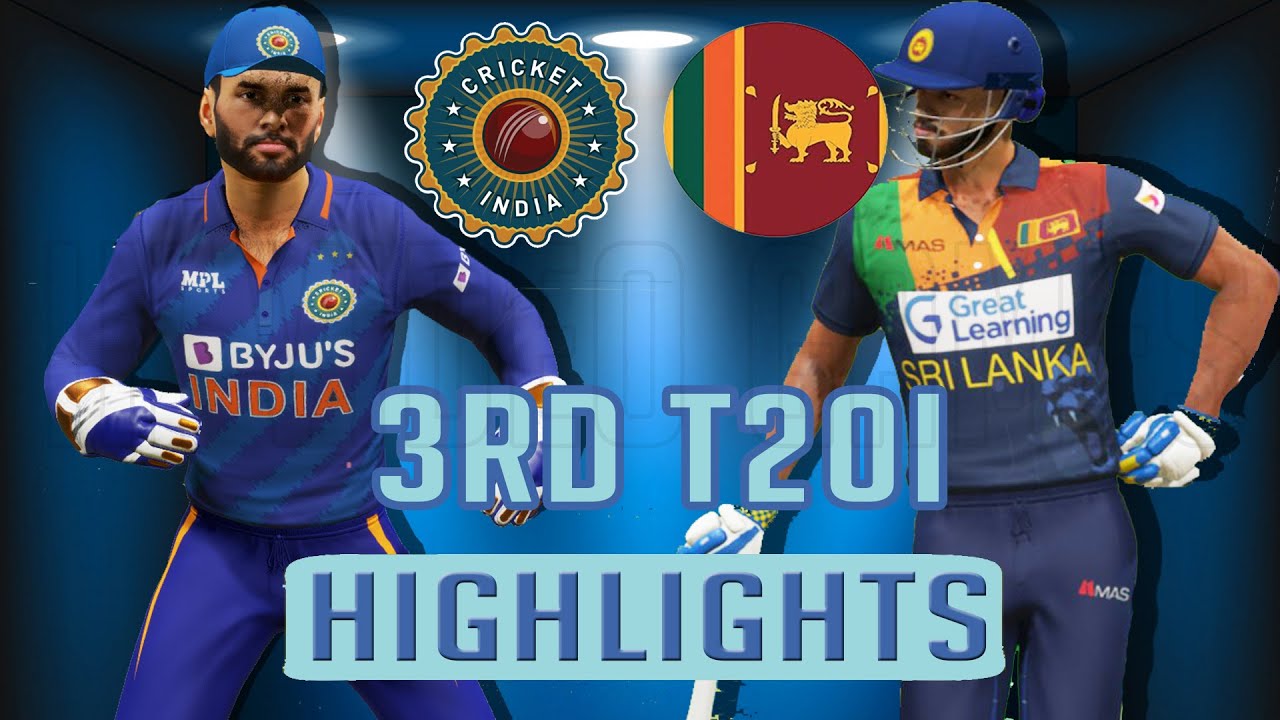 3rd T20 India Vs Sri Lanka Full Match Highlights | IND Vs SL | 27th ...