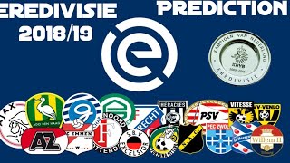 EREDIVISIE 18/19 DE UITSLAGEN VAN MIJN VOORSPELLINGEN VAN SPEELRONDE 32