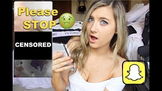 Opening YOUR Snapchats! *What Really Happens On My Snap*