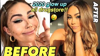 2020 Glow Up using EVERYTHING under $20 | Drugstore Makeup Tutorial | Roxette Arisa