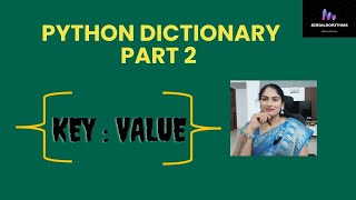 33. Python Dictionary - part2 - functions