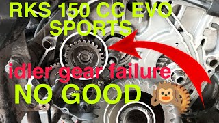 REPLACE IDLER GEAR FOR RKS 150 EVO SPORTS MOTOR @rasmanchanictv