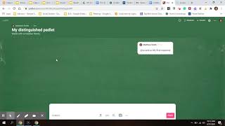 Padlet: backchannel chat
