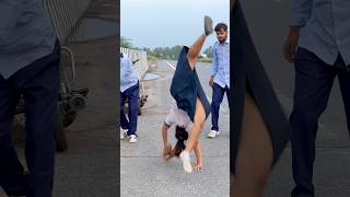 Ye ladki bhot chalak h 🥺 #shorts #ytshots #gymnast #parkour