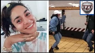 Vanessa Hudgens reacts to guy who asked her out on a subway