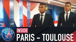 INSIDE - PARIS SAINT-GERMAIN VS TOULOUSE with Neymar Jr, Adrien Rabiot, Javier Pastore
