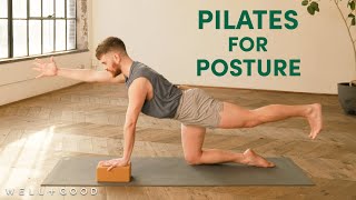 15 Minute Advanced Pilates for Posture | Good Moves | Well+Good