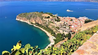 Palamidi Fortress overlooking Nafplio, Greece